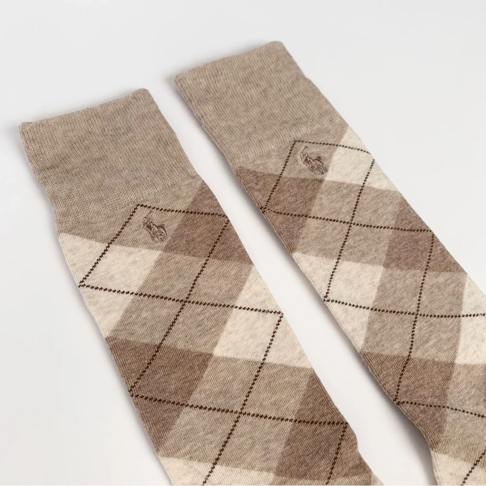 NWOT Argyle Patterned long Socks